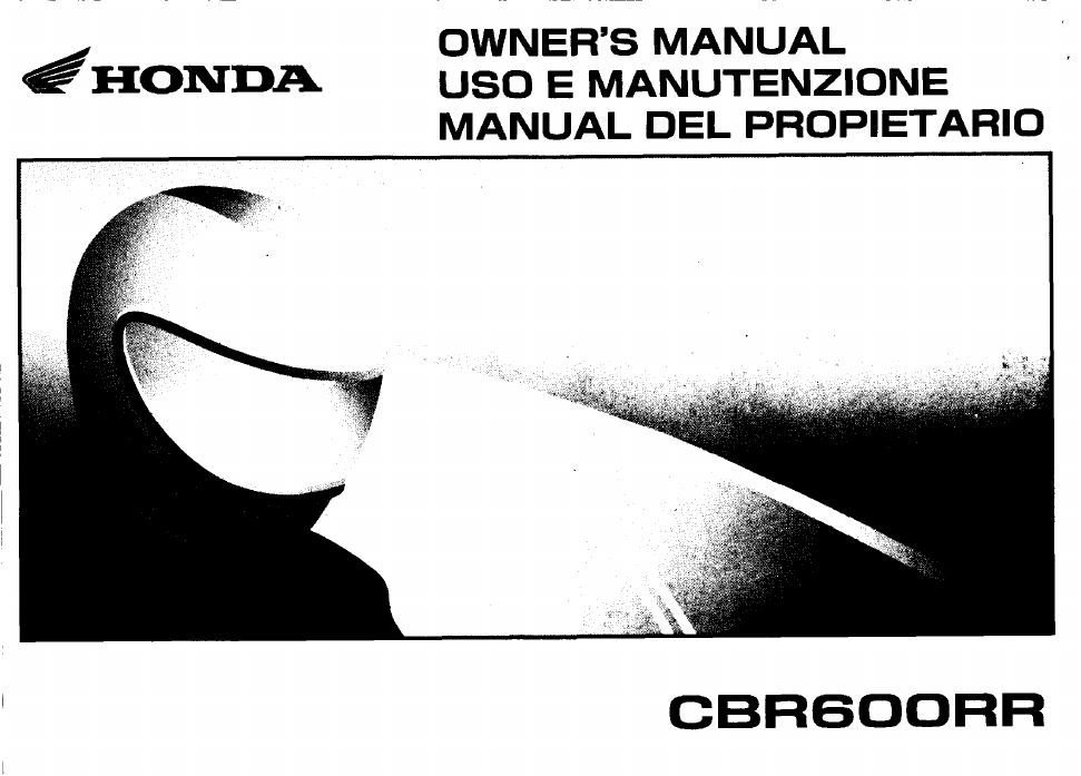 Cbr600 2009 Manual Download